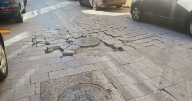 Centrul vechi al Constanţei, între promisiune şi paragină. Pavajul din Peninsulă se degradează pe zi ce trece - 3