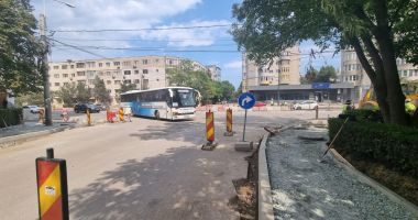 Sens giratoriu desființat, în Constanța. Primăria explică motivul: "Nu asigura elementele geometrice!" - 2