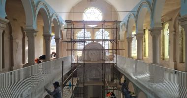 Renaște spectaculos un alt simbol al Constanței. Sinagoga Mare, aproape de finalul restaurării - 4