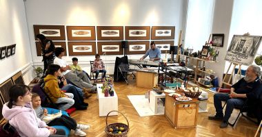 Stire din Cultură-Educație : Fabrica de gravură a maestrului Ion Tițoiu și-a deschis porțile pentru publicul constănțean