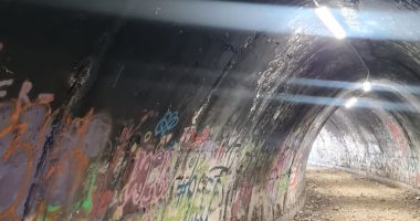Trenulețul din Parcul Tăbăcărie ar putea fi repus pe traseu! Se lucrează la tunel - 3
