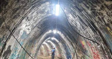 Trenulețul din Parcul Tăbăcărie ar putea fi repus pe traseu! Se lucrează la tunel - 5