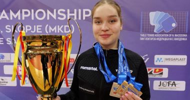 Constănţeanca Elena Zaharia, la înălţime la Campionatele Europene de Tenis de Masă U21