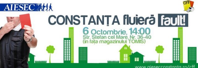 Stire din Cultură-Educație : Incultura și mârlănia sunt sancționate: "Constanța fluieră fault!"