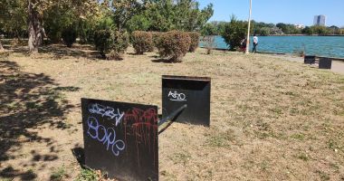 Dezastrul din Parcul Tăbăcărie: de la iarba uscată, la monumente distruse! - 3
