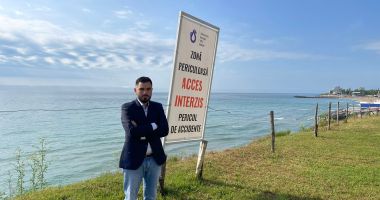 Stire din Politică-Administrație : Consilierul local din Costineşti, Mugurel-Radu Călin, semnal de alarmă cu privire la faleza deteriorată