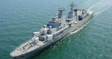 Cea mai mare navă de război construită în România intră în reparații - 2