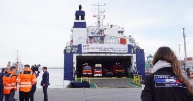 Stire din Social : Operațiunea "O navă pentru Ucraina", în portul Constanța