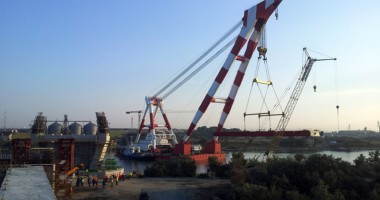 GALERIE FOTO / Cel mai mare pod rutier cu hobane din țară, construit la Constanța - 2