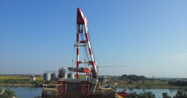 GALERIE FOTO / Cel mai mare pod rutier cu hobane din țară, construit la Constanța - 4
