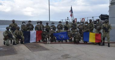 Puitorul de mine şi plase „Viceamiral Bălescu”, antrenamente cu partenerii străini, în Mediterană - 2