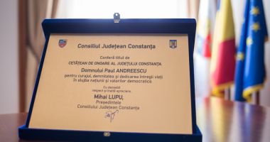 Consilierii judeţeni de la malul mării au votat. Paul Andreescu, cetăţean de onoare al judeţului Constanţa - 2
