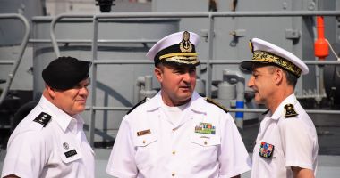 Stire din Eveniment : Contraamiralul Mihai Panait, prezent la Zilele Marinei Ucrainene