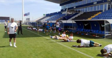 Fotbaliștii Viitorului, circuit de forță la antrenament. Azi, amical cu Zimbru