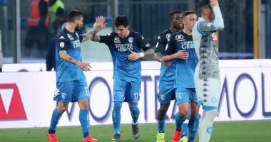 Stire din Sport : Surpriză în Italia: Napoli pierde cu Empoli