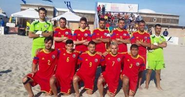 Fotbal pe plajă: România și-a luat revanșa în al doilea amical cu Grecia