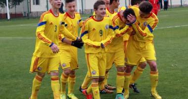 Fotbal U15: România a câștigat amicalul cu Moldova