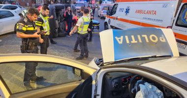 Mobilizare generală! Accident la Casa de Cultură din Constanța cu o mașină a Poliției aflată în misiune! - 3
