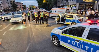 Mobilizare generală! Accident la Casa de Cultură din Constanța cu o mașină a Poliției aflată în misiune! - 5
