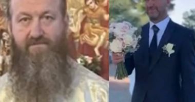 Un stareț a fugit de la mănăstire și s-a însurat! Imagini de la nuntă, postate pe net