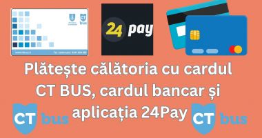 Stire din Social : Cum puteți plăti călătoria cu transportul în comun. Ce spune CT BUS