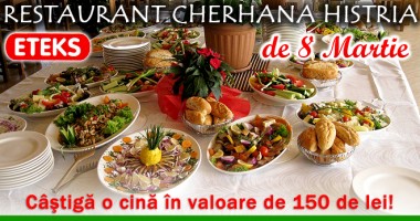 CONCURS! Câștigă o cină la RESTAURANT CHERHANA HISTRIA - 1