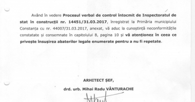 Cum se dau certificatele de urbanism și autorizațiile de construire pe ochi frumoși, în Constanța - 2