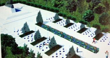 Se reabilitează parcul de la Primărie. Cum  va arăta zona, la anul - 7