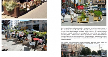Bulevardul Tomis, o reabilitare eșuată? Trotuare cu terase și mașini, treceri de pietoni desființate. "Tomisul trebuia să fie pietonal" - 18