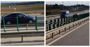Stire din Eveniment : VIDEO. PERICOL LA VOLAN! PE CONTRASENS, PE AUTOSTRADA A4!