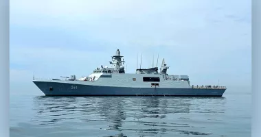 Corveta „Contraamiral August Roman” - 261 a intrat în serviciul Forțelor Navale Române