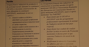 Francezii de la Naval Group și Șantierul Naval Constanța intră în competiția  pentru înzestrarea Forțelor Navale Române - 5