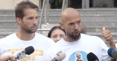 Stire din Eveniment : Andrew Tate a fost plasat în arest la domiciliu, iar fratele său, Tristan, a fost pus sub control judiciar. Ce acuzații li se aduc