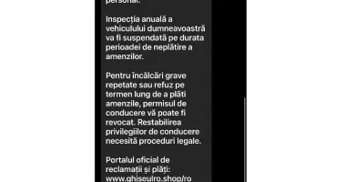 Constănțeni, verificați cu atenție acest mesaj! O nouă escrocherie - 2
