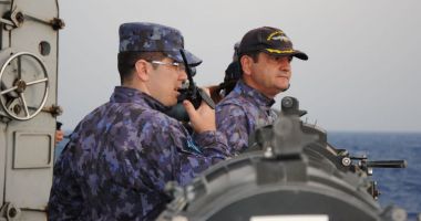 Stire din Eveniment : Militarii de pe fregata "Regele Ferdinand", instrucție în Marea Mediterană