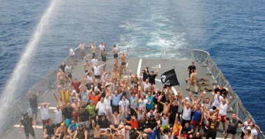 Fregata Regele Ferdinand a trecut în emisfera sudică - 5