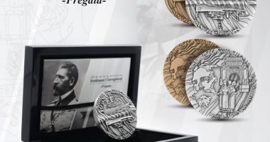Fregata „Regele Ferdinand”, prima navă de război a României, imprimată pe o medalie! - 2