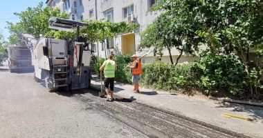 GALERIE FOTO / Lucrările de reabilitare a carosabilului se extind în zona Dacia - 6