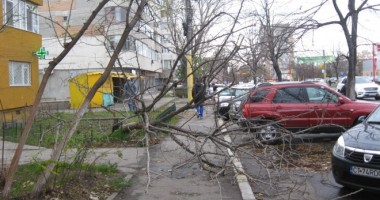 Stire din Social : Peste 20 de unități de învățământ, afectate de furtună. Cursuri suspendate în mai multe școli