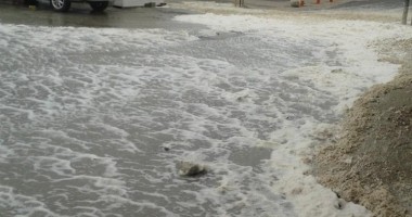 IMAGINI SENZAȚIONALE / MAREA A ÎNGHIȚIT PLAJELE - 9