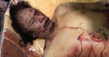 Noi imagini terifiante cu cadavrul lui Gaddafi / IMAGINI ȘOCANTE - 4