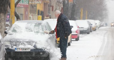 Galerie FOTO. COD PORTOCALIU de vreme rea la Constanța. Iată cum se circula la această oră - 7