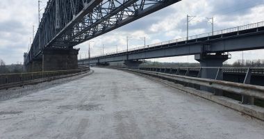 GALERIE FOTO. Imagini inedite cu lucrările de reabilitare a Podului Cernavodă - 2