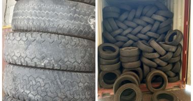 Containere cu anvelope uzate trimise din Australia, interceptate de Garda de Coastă - 2
