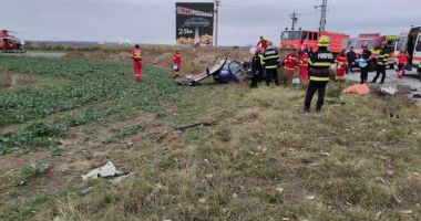 TRAGEDIE PE ŞOSEA! Accident soldat cu doi morţi şi un rănit, pe DN 1
