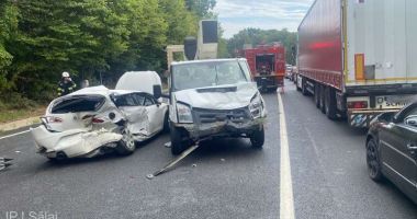 Stire din Eveniment : Victima în stop cardio-respirator, în urma accidentului de pe DN 1F, a decedat