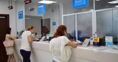 Ghișeu SPIT pentru încasarea taxelor  și impozitelor, în centrul comercial Tom