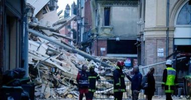 Un imobil vechi din centrul oraşului Toulouse s-a prăbuşit
