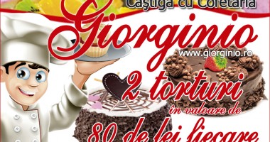 Stire din Diverse : CONCURS! Câștigă DOUĂ TORTURI cu Cofetăria GIORGINIO
