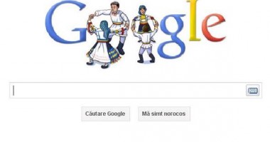 Stire din Social : Logo Google, dedicat Zilei Naționale a României